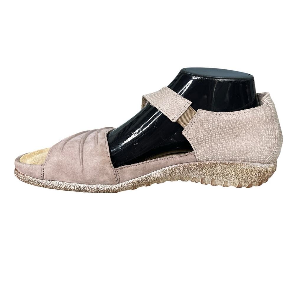 NAOT Women’s Papaki Beige Leather Sandals Size 41 US 10 - Picture 4 of 10